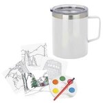 Holiday Adult Paint Set and Coffee Mug -  
