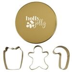 Holiday Cookie Cutter Set - Gold