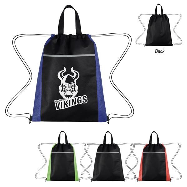 Main Product Image for Printed Honeycomb Non-Woven Drawstring Bag