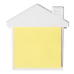 House Clip With Sticky Notes - White