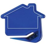 House Letter Slitter - Translucent Blue