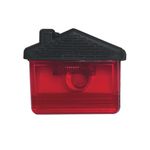House Shape Clip - Translucent Red