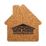 House Shaped Cork Coasters -  