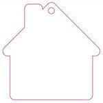 House Shaped Luggage Tag - White