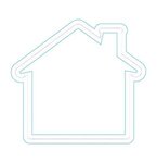 House Shaped Microfiber Cleaning Cloth - Full Color