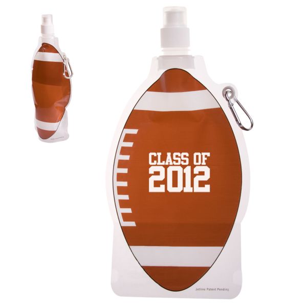 Main Product Image for Imprinted Hydropouch! (TM) 22 Oz Football Collapsible Water Bott