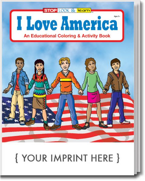 Main Product Image for I Love America Coloring And Activity Book USA Made
