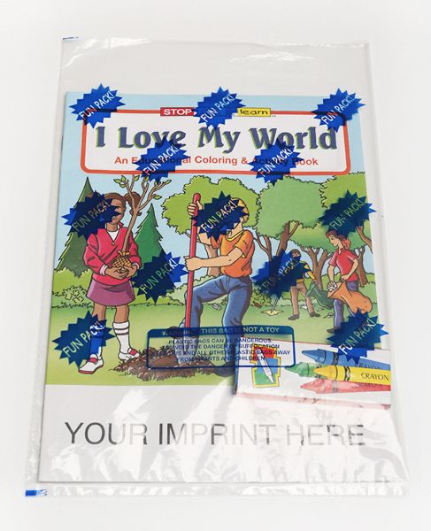 Main Product Image for I Love My World Coloring And Activity Book Fun Pack
