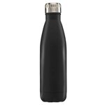 Ibiza - 17 oz. Double-Wall Stainless Bottle - Laser - Black