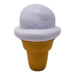 Ice Cream Cone Stress Ball - Vanilla