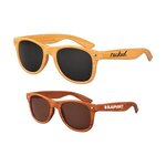 Iconic Dark "Wood" Grain Sunglasses -  