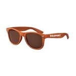 Iconic Dark "Wood" Grain Sunglasses -  