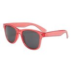 Iconic "Eye Candy" Sunglasses - Translucent Red