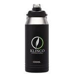 iCOOL® Lakewood 40 oz. Double Wall, Stainless Steel Bottle - Black
