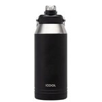 iCOOL(R) Lakewood 40 oz. Double Wall, Stainless Steel Bottl - Black