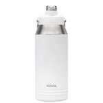 iCOOL(R) Lakewood 40 oz. Double Wall, Stainless Steel Bottl - White