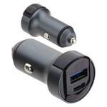 ihub Super Fast USB-C 18W PD Car Charger - Metallic Gray