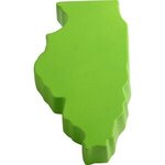 Illinois Shape Stress Reliever - Bright Green