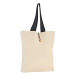 Imprinted 11.5 Oz Portland Button-Up Canvas Tote - Natural/Navy
