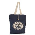 Imprinted 11.5 Oz Portland Button-Up Canvas Tote -  