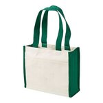 Imprinted 14 Oz Coventry Cotton Canvas Tote - Hunter Green