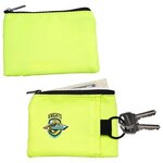 Imprinted Aeroloft (TM) Jet Black Stash Key Wallet -  