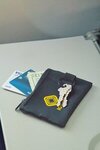 Imprinted Aeroloft (TM) Jet Black Stash Key Wallet -  