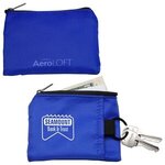Imprinted Aeroloft (TM) Jet Black Stash Key Wallet -  