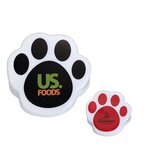 Imprinted Clip Pet Paw Magnetic Memo -  