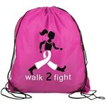 Imprinted Drawstring Backpack 15in x 18in -  