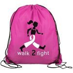 Imprinted Drawstring Backpack 15in x 18in -  