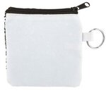 Imprinted Ear Buds In Zip Pouch - White
