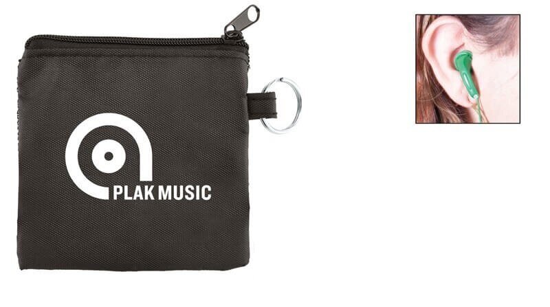 Main Product Image for Imprinted Ear Buds In Zip Pouch