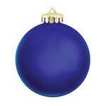 Imprinted Satin Finished Round Shatterproof Ornaments -  