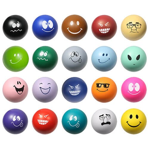 Main Product Image for Imprinted Stress Reliever Ball - Round - Emoji