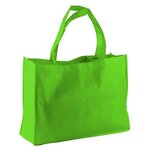 Imprinted Tote Bag Non-Woven Tote 16 In - Lime