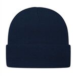 In Stock Knit Cap with Cuff - True Navy