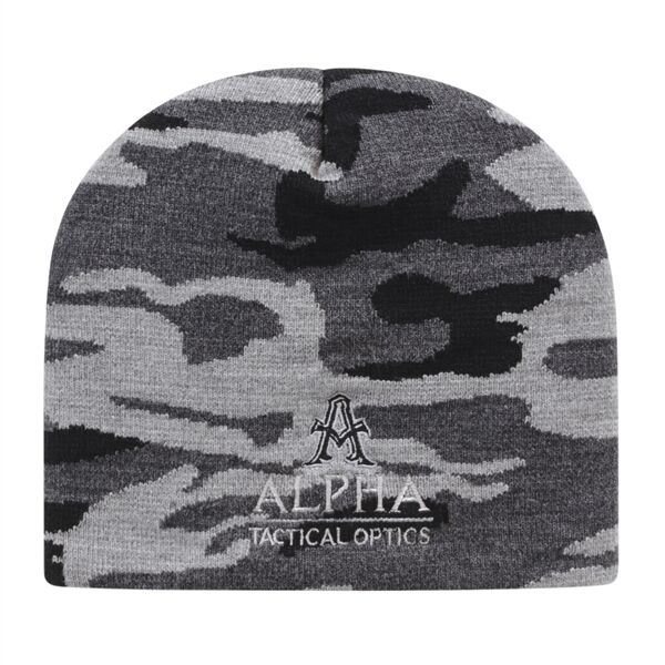 Main Product Image for Embroidered In Stock Urban Camo Knit Beanie