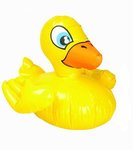 Inflatable 16" Rubber Duck - Yellow