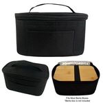 Insulated Bento Box Carrying Case - Black With Black
