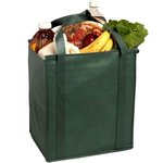 Insulated Large Non-Woven Grocery Tote - Hunter Green