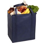 Insulated Large Non-Woven Grocery Tote - Navy