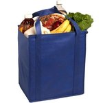 Insulated Large Non-Woven Grocery Tote - Royal Blue