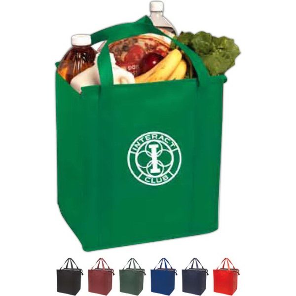 Main Product Image for Imprinted Insulated Large Non-Woven Grocery Tote