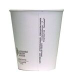 Insulated Paper Cup, 12 oz - White