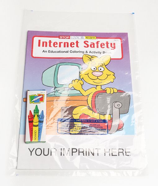 Main Product Image for Internet Safety Coloring And Activity Book Fun Pack