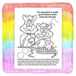 Internet Safety Coloring and Activity Book -  