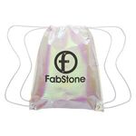 Iridescent Pearl Drawstring Bag -  