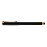 Islander Pearl Rose Gold Stylus Gel Pen - ColorJet - Black