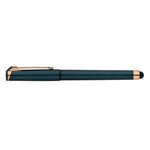 Islander Pearl Rose Gold Stylus Gel Pen - ColorJet - Navy Blue